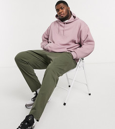 Зауженные чиносы цвета хаки Only & Sons Plus-Зеленый