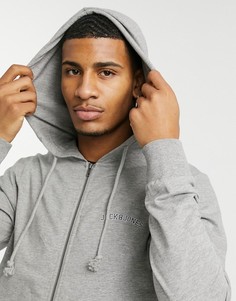 Худи от комплекта на молнии Jack & Jones Originals-Серый