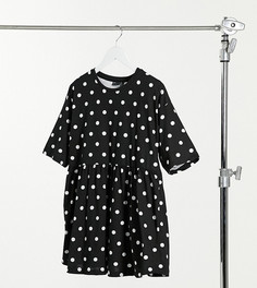 Свободный двухслойный топ для кормления в горошек ASOS DESIGN Maternity-Многоцветный