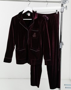 Пижама винного цвета LAUREN by Ralph Lauren-Фиолетовый
