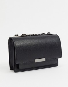 Черная сумка через плечо с ремешком-цепочкой ALDO-Черный