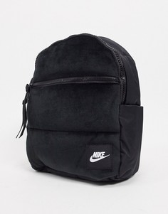 Черный рюкзак мини из бархата Nike