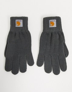 Серые перчатки Carhartt WIP Watch-Серый