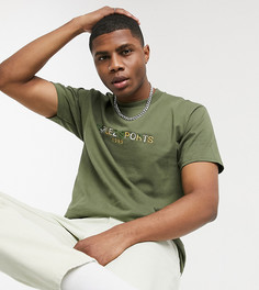 Зеленая футболка с вышивкой Parlez Nelson эксклюзивно на ASOS-Зеленый