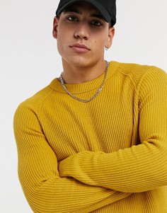Желтый фактурный джемпер Jack & Jones Originals