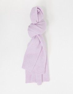 Фиолетовый вязаный шарф Selected Femme
