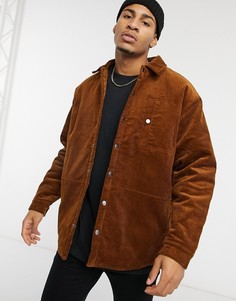 Рыжая вельветовая куртка Topman-Коричневый