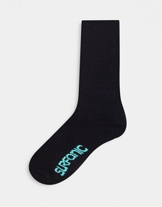 Черные горнолыжные носки Surfanic pro tech-Черный