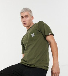 Рубашка цвета хаки с карманами ellesse – эксклюзивно для ASOS-Зеленый
