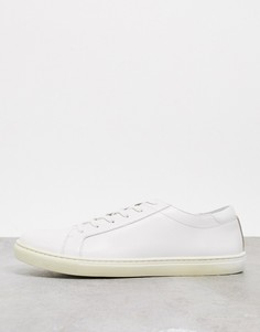 Белые кожаные кроссовки Kenneth Cole-Белый