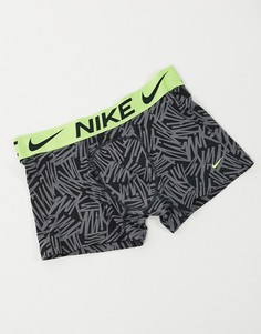 Боксеры-брифы из хлопка с добавлением модала с абстрактным принтом Nike Luxe-Многоцветный