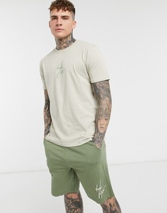 Шорты и футболка для дома ASOS Dark Future-Зеленый