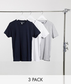 Набор из 3 футболок для дома French Connection-Многоцветный