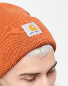 Шапка-бини темно-оранжевого цвета Carhartt WIP-Оранжевый