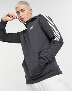 Худи серого цвета Helly Hansen Active-Темно-синий