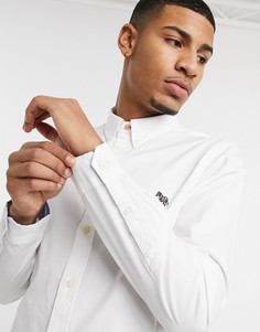 Белая рубашка с логотипом-зеброй PS Paul Smith-Белый