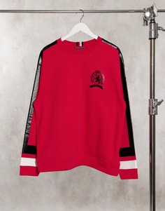 Спортивный свитшот в винтажном стиле Tommy Hilfiger Collections-Красный