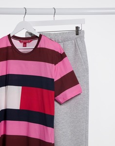 Розовая футболка в полоску Tommy Hilfiger Collections-Многоцветный