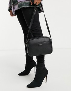 Черная сумка-кошелек из кожи Paul Costelloe cooper-Черный