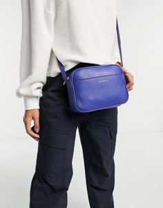 Синяя сумка-кошелек из кожи Paul Costelloe cooper-Голубой