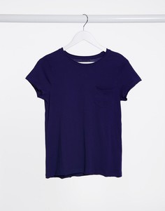 Темно-синяя футболка Brave Soul-Темно-синий