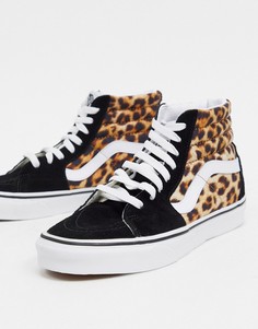 Высокие кеды с леопардовым принтом Vans Sk 8 -Hi-Многоцветный