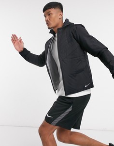 Черная куртка с технологией aerolayer Nike Running Essentials-Черный