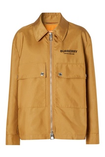 Куртка из парусины горчичного цвета Burberry