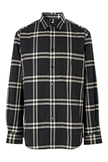 Серая рубашка из хлопка в клетку Vintage Check Burberry
