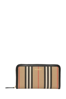 Бумажник из ткани e-canvas на молнии Burberry