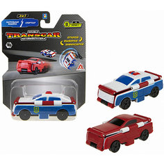 Машинка-трансформер 1Toy Transcar Double Патрульная машина/спорткар, 8 см
