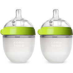 Набор бутылочек Comotomo Natural Feel 150 мл, зелёный