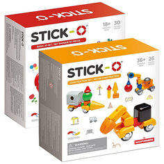 Конструктор Stick-O "Большая стройка", 2 набора