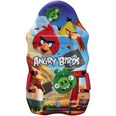 Ледянка выпуклая, с плотными ручками, 94см,Angry Birds, 1toy
