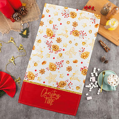 Полотенце Этель Golden Christmas