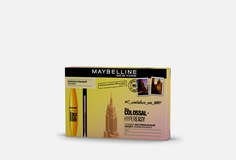 Подарочный набор: Тушь для ресниц + жидкий лайнер для глаз Maybelline New York