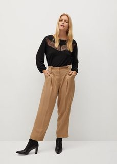 Футболка с кружевом - Relace Mango