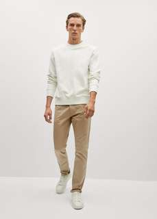 Брюки в стиле джинсов slim fit из саржи - Pisa6 Mango