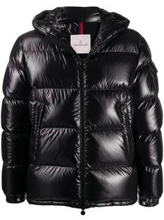 Moncler пуховик с капюшоном