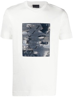 Emporio Armani футболка с абстрактным принтом