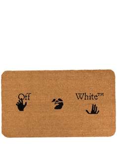 Off-White коврик для входной двери с логотипом