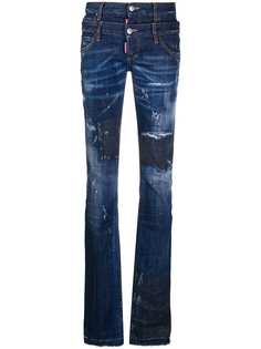Dsquared2 джинсы кроя слим с двойным поясом