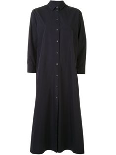 Jil Sander платье-рубашка со складками сзади