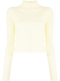 Dion Lee топ в рубчик с открытой спиной