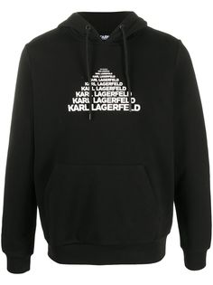 Karl Lagerfeld толстовка с капюшоном и логотипом