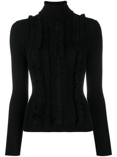 RedValentino джемпер с кружевными вставками