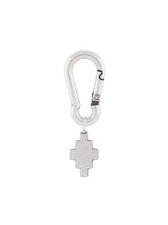 Marcelo Burlon County of Milan SINGLE CROSS SNAP-HOOK EARRIN SILVER NO