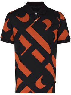 BOSS рубашка поло Phillipson с логотипом