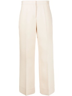 Jil Sander брюки широкого кроя