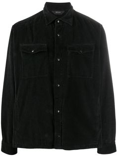 Z Zegna вельветовая рубашка